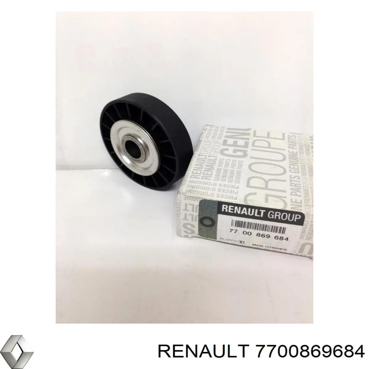 7700869684 Renault (RVI) ролик приводного ременя, паразитний