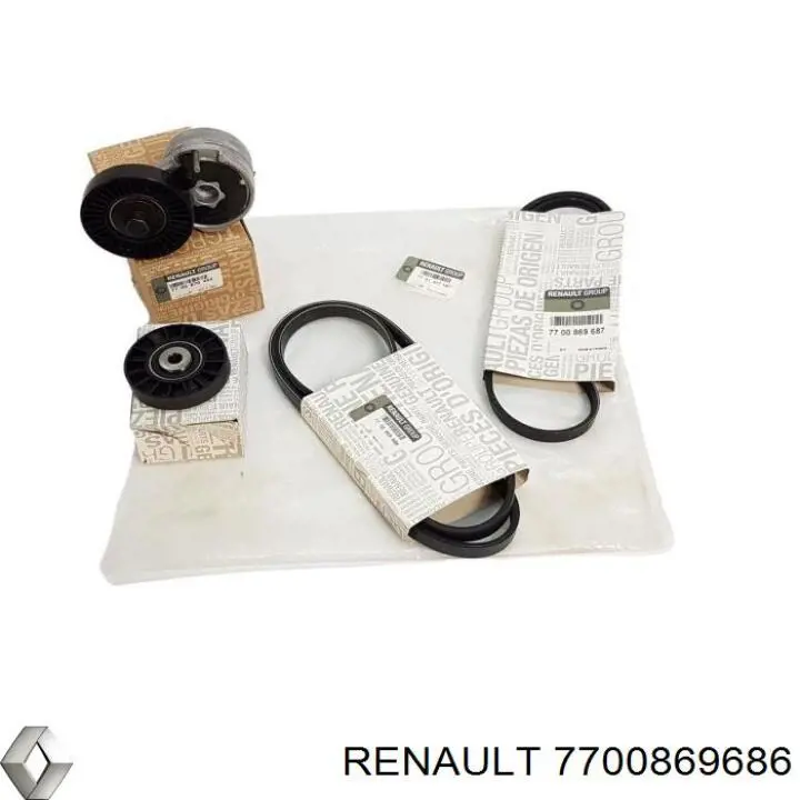 7700869686 Renault (RVI) ремінь приводний, агрегатів