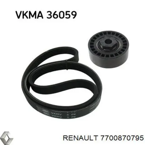 Купити 7700870795 Renault (RVI) Натяжний ролик