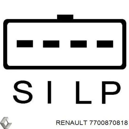 Генератор Renault (RVI) 7700870818 ціна, від 70.96 USD