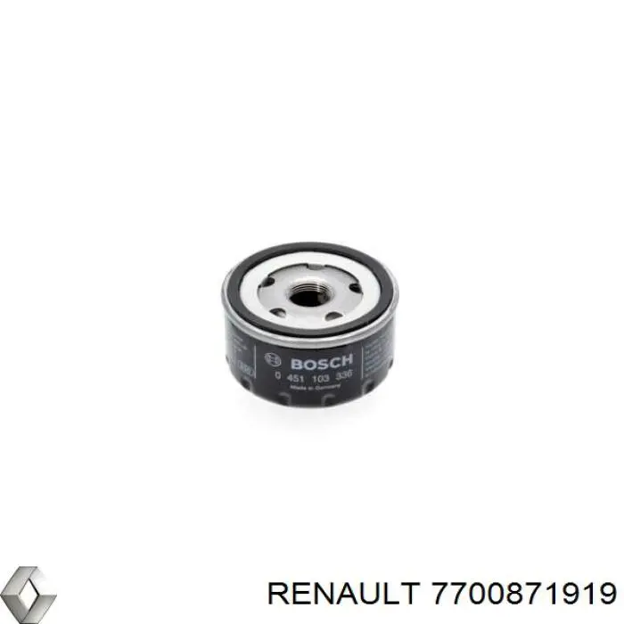 Купити 7700871919 Renault (RVI) Фільтр очищення масла відцентровий