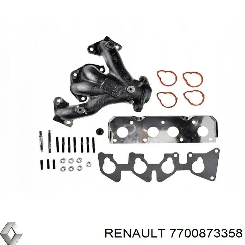 7700873358 Renault (RVI) колектор випускний