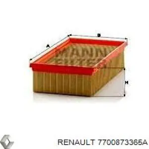 Повітряний фільтр 7700873365 Renault (RVI)