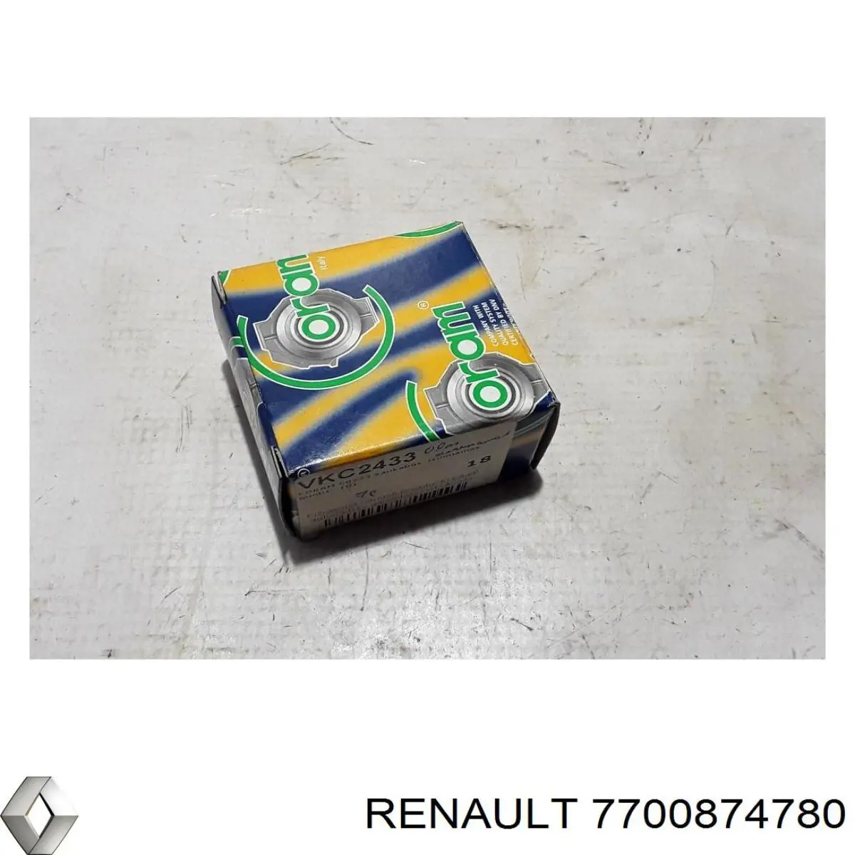 Підшипник вижимний зчеплення 7700874780 Renault (RVI)