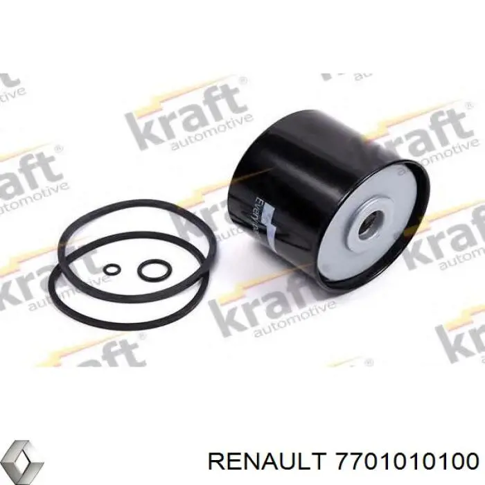 Паливний фільтр 7701010100 Renault (RVI)