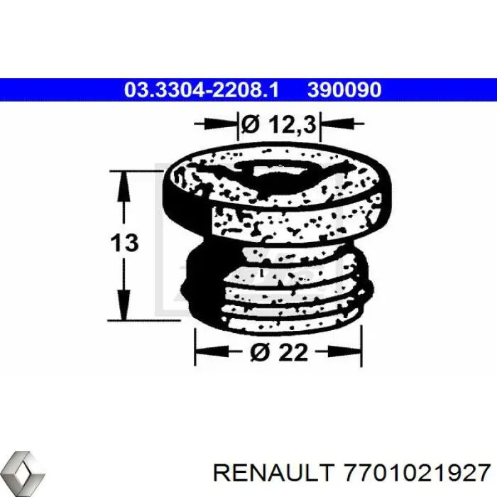 7701021927 Renault (RVI) ремкомплект головного гальмівного циліндру