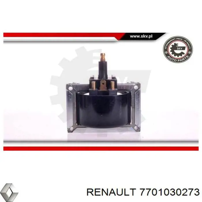 Котушка запалювання 7701030273 Renault (RVI)