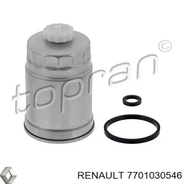 Паливний фільтр 7701030546 Renault (RVI)