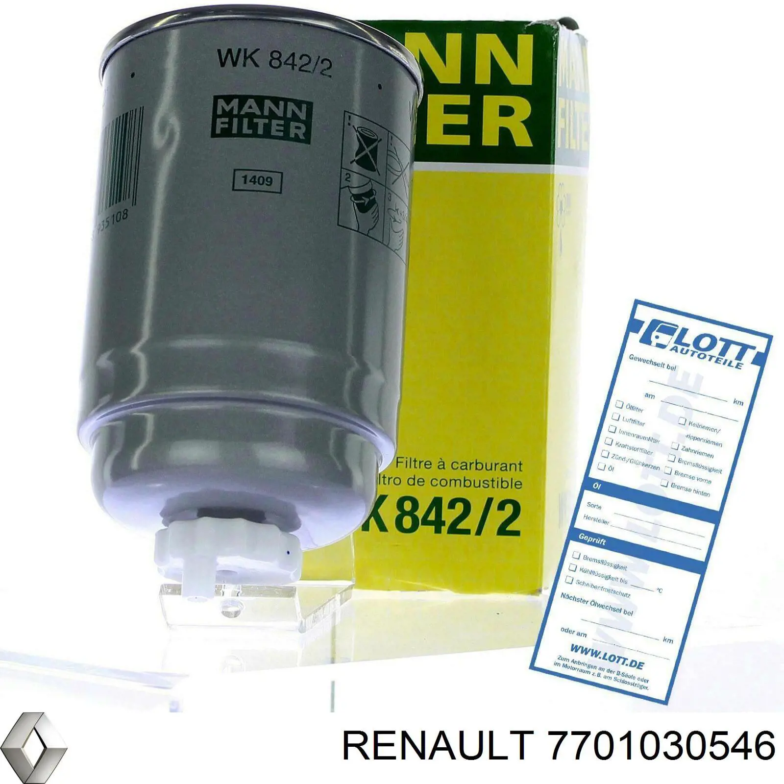 7701030546 Renault (RVI) Фільтр палива