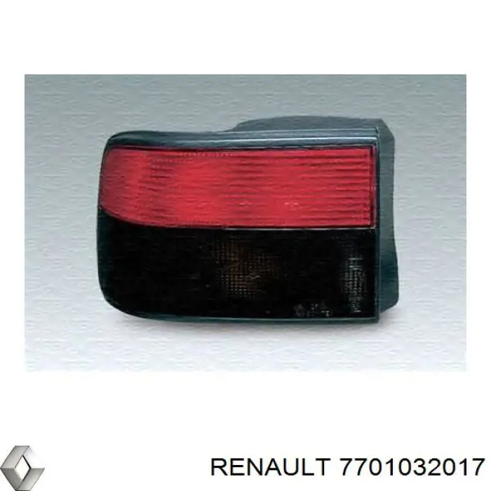 7701032017 Renault (RVI) ліхтар задній лівий, зовнішній
