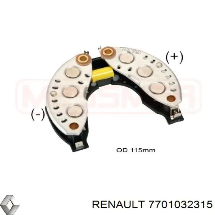 Діодний міст 7701032315 Renault (RVI)