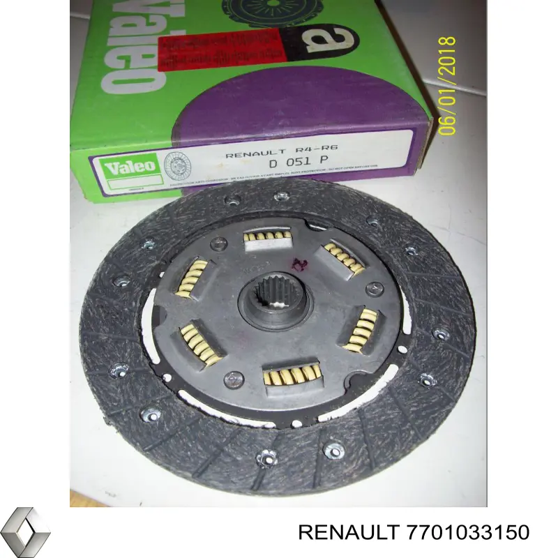 Зчеплення Renault (RVI) 7701033149 ціна, від 106.31 USD