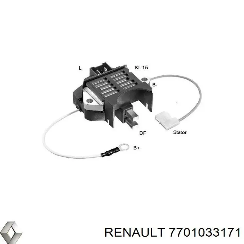 7701033171 Renault (RVI) Реле-регулятор (напруги)