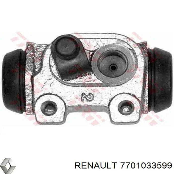 Купити 7701033599 Renault (RVI) Циліндр гальмівний колісний/робітник, задній