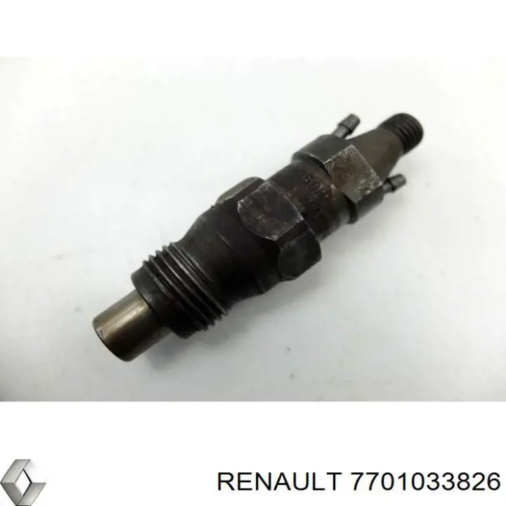 Форсунка вприску палива 7701033826 Renault (RVI)