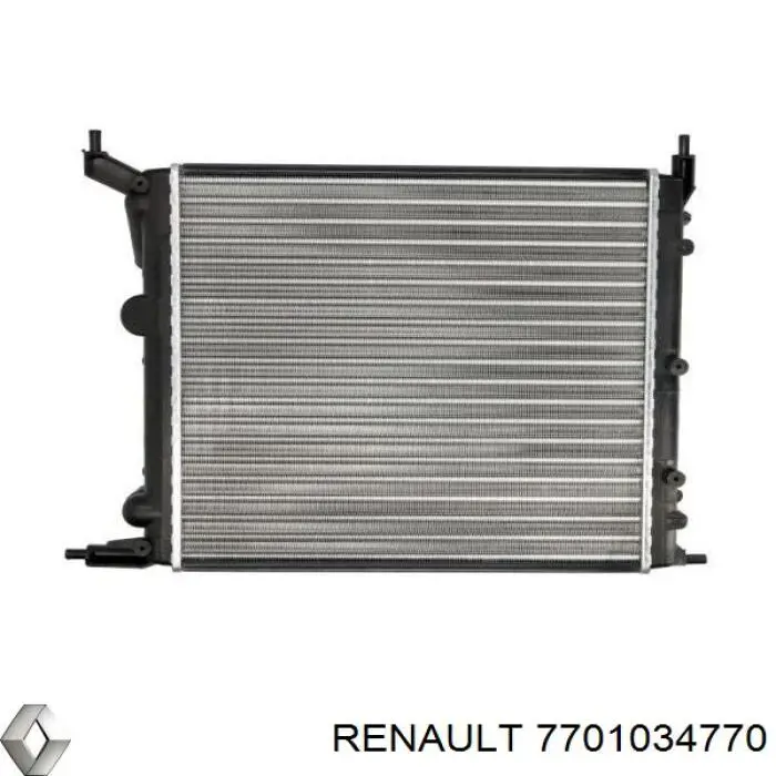 7701034770 Renault (RVI) радіатор охолодження двигуна