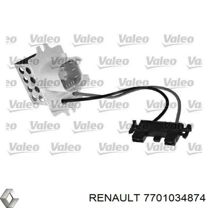 Резистор обігрівача Renault (RVI) 7701034874 ціна, від 40.58 USD