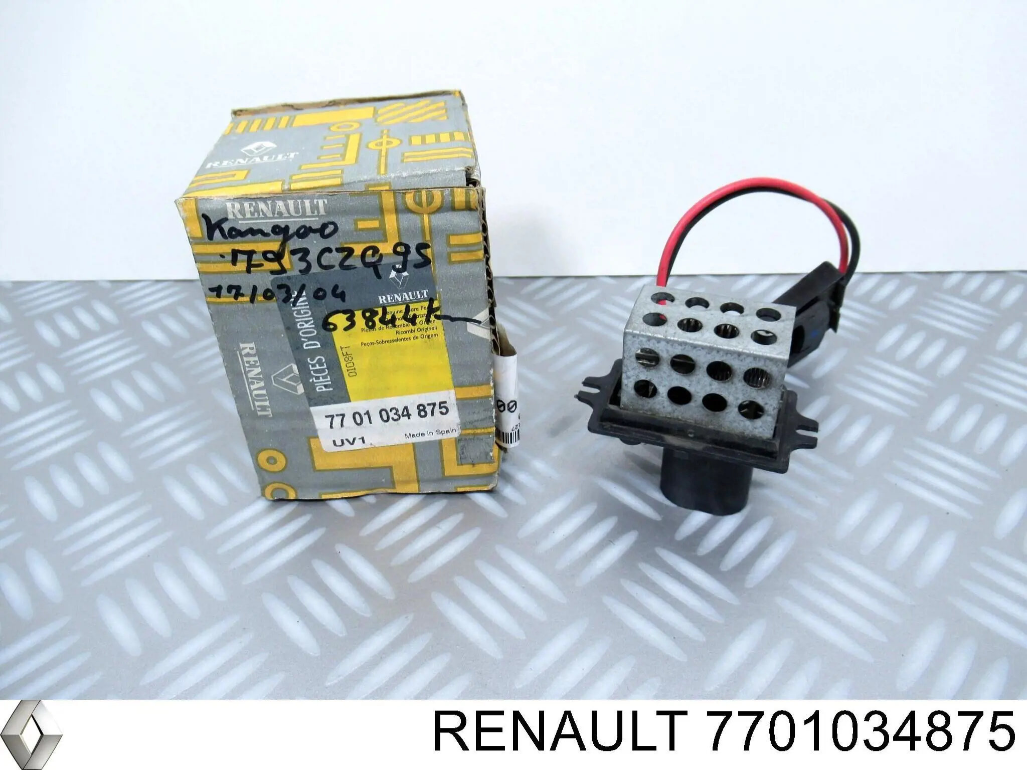 Резистор обігрівача Renault (RVI) 7701034875 ціна, від 14.35 USD