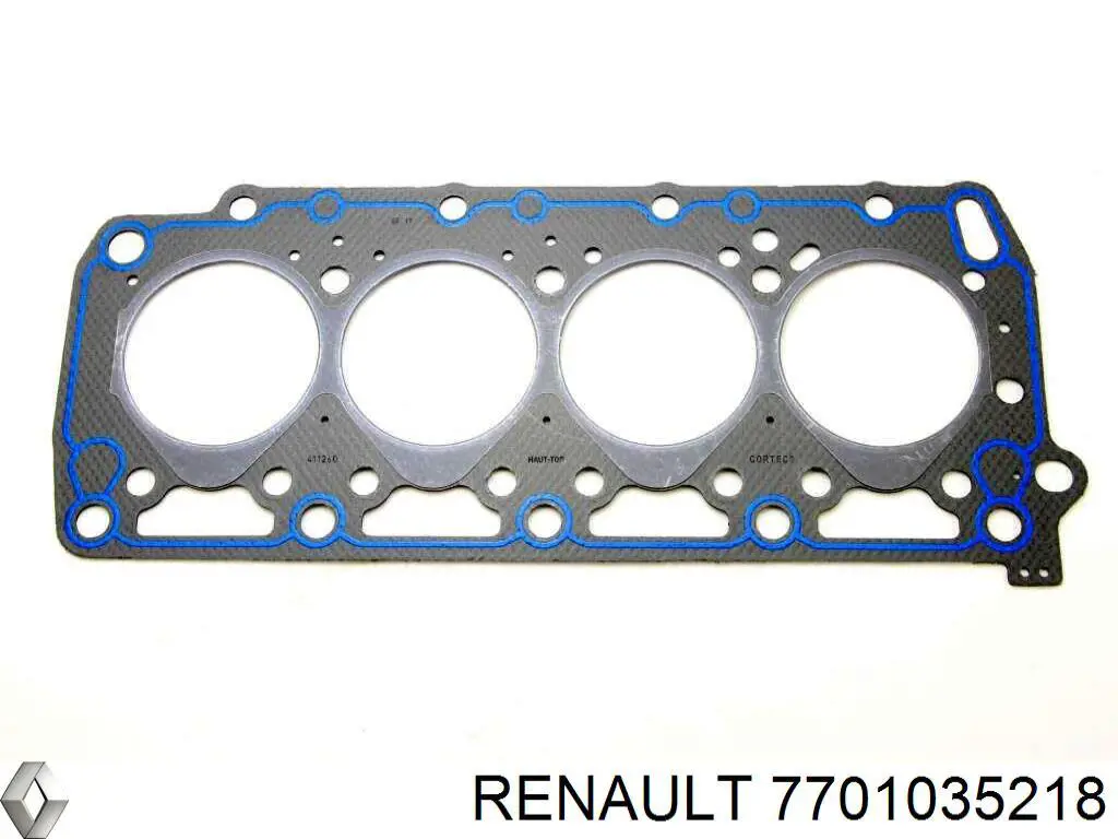 Прокладка головки блока циліндрів (ГБЦ) 7701035218 Renault (RVI)