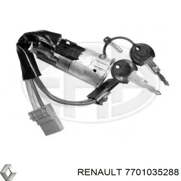 Купити 7701035288 Renault (RVI) Замок запалювання