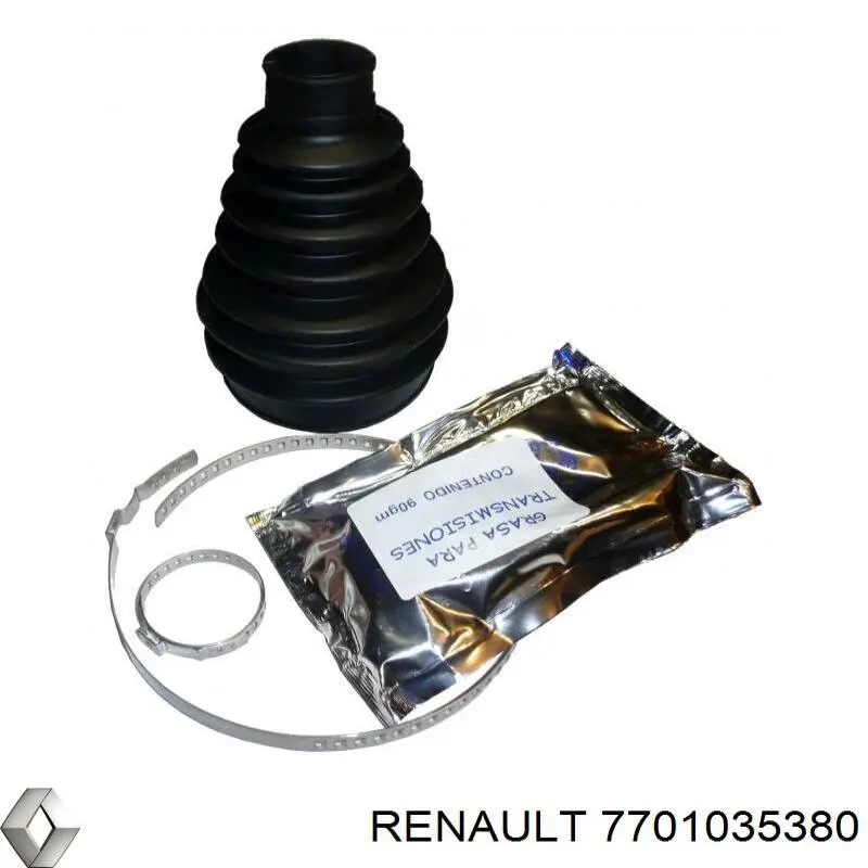 Пильник шарніра кутових швидкостей зовнішній передній Renault (RVI) 7701035380 ціна, від 13.70 USD