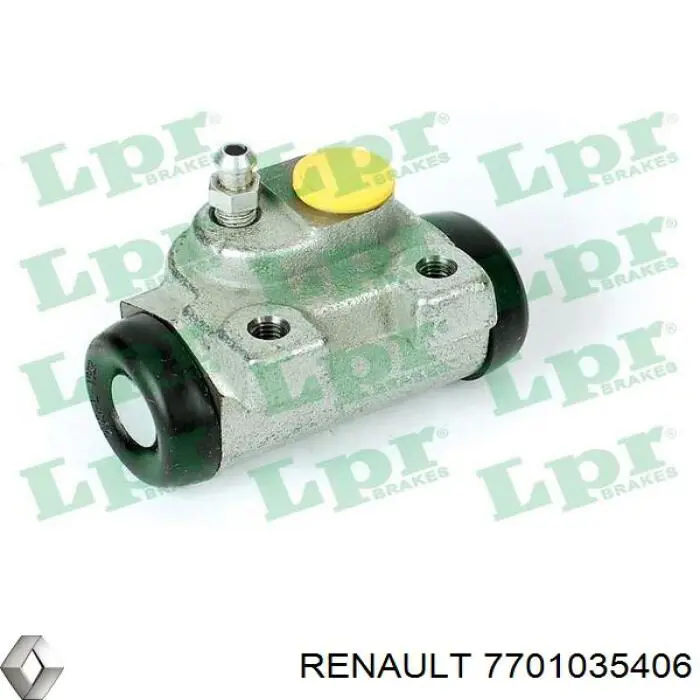 Циліндр гальмівний колісний/робочий, задній Renault (RVI) 7701035406 ціна, від 10.68 USD