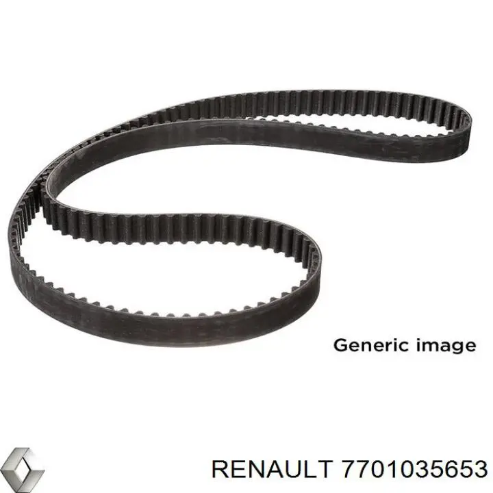 Зубчастий ремінь Renault (RVI) 7701035653 ціна, від 6.33 USD