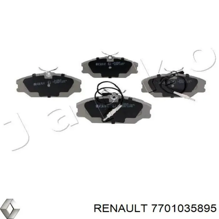 7701035895 Renault (RVI) скоба супорту переднього