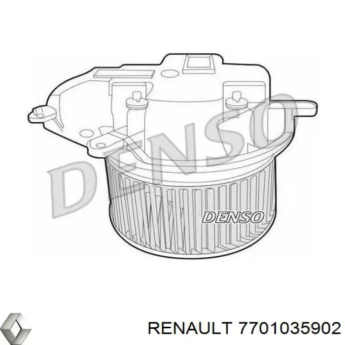 Купити 7701035902 Renault (RVI) Електродвигуни (електродвигун обігрівача) або розетка причепа штепсельная
