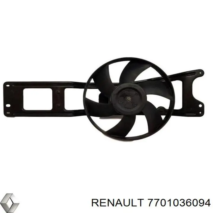 Вентилятор/крильчатка радіатора охолодження Renault (RVI) 7701036094 ціна, від 41.32 USD