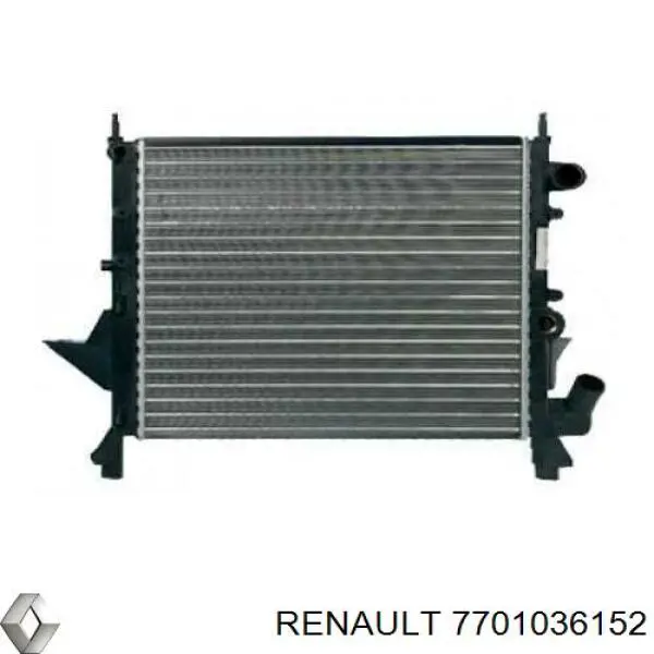 7701036152 Renault (RVI) радіатор охолодження двигуна