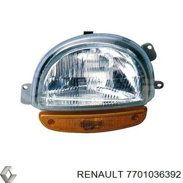 Основна фара - вставка Renault (RVI) 35460748 ціна, від 38.75 USD