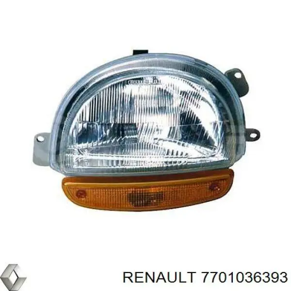 Фари Renault (RVI) 7701036393 ціна, від 37.63 USD