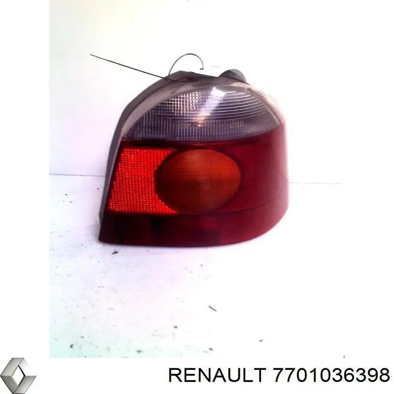 Скло заднього ліхтаря, правого Renault Twingo 1 (C06) (Рено Твінго)
