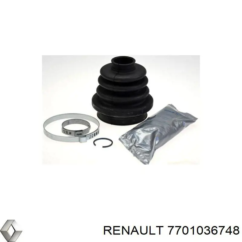 Купити 7701036748 Renault (RVI) Пильник шарніра кутових швидкостей внутрішній передній