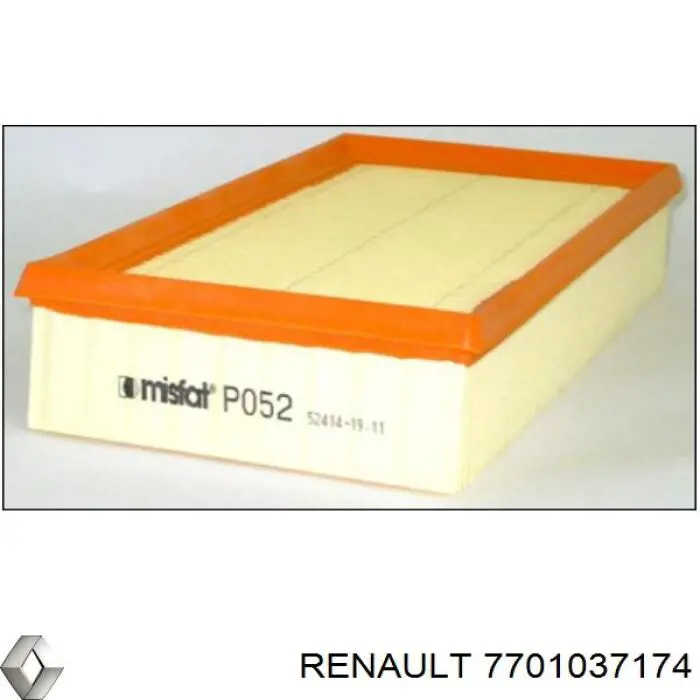 Елемент повітряного фільтра Renault (RVI) 7701037174 ціна, від 5.07 USD