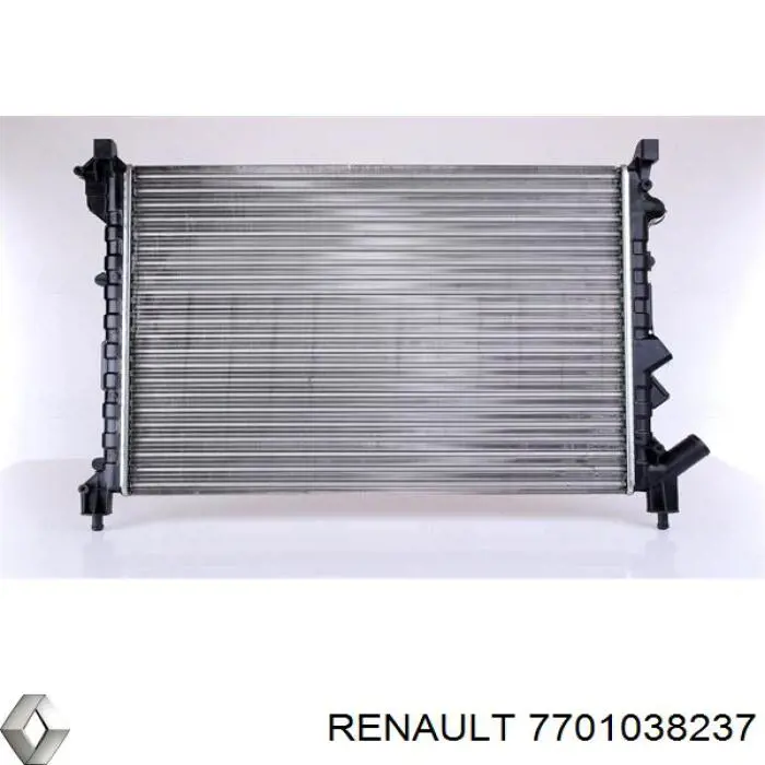 Радіатор охолодження Renault (RVI) 7701038237