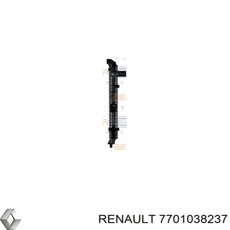 Радіатор 7701038237 Renault (RVI)