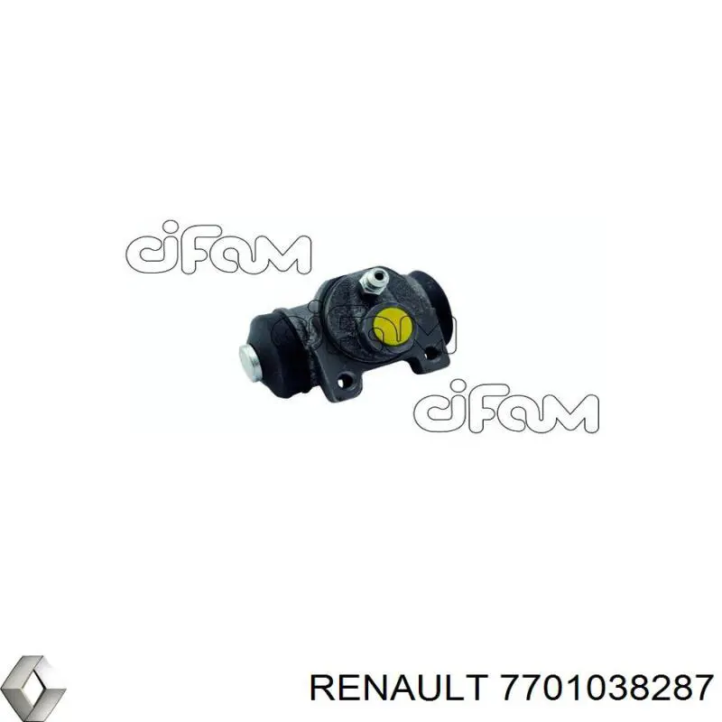Циліндр гальмівний колісний/робочий, задній Renault (RVI) 7701038287 ціна, від 8.24 USD