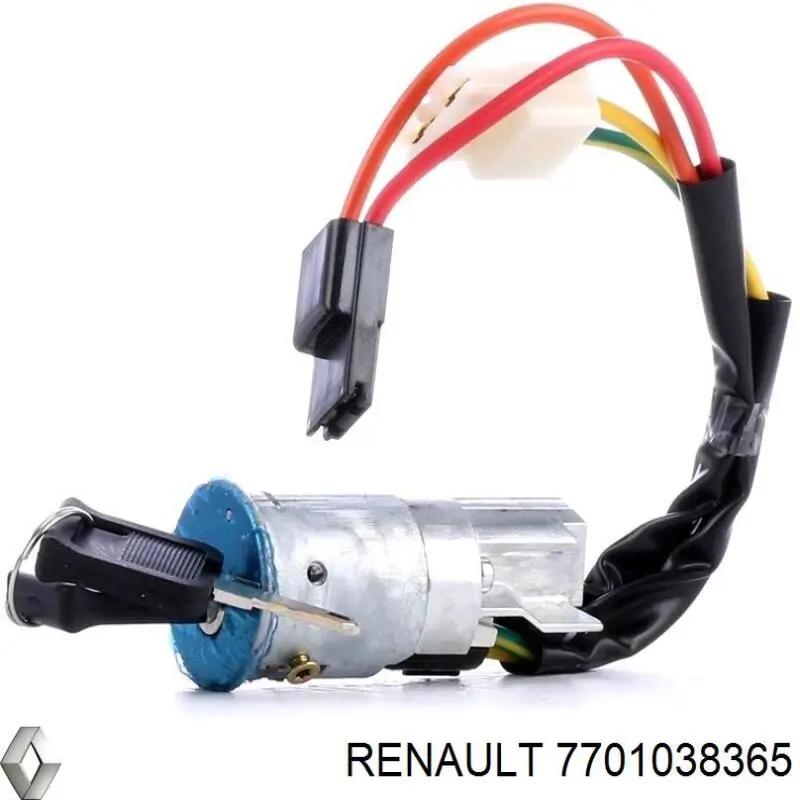 7701038365 Renault (RVI) личинка замка запалювання