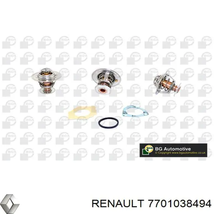 Купити 7701038494 Renault (RVI) Термостат в корпусі