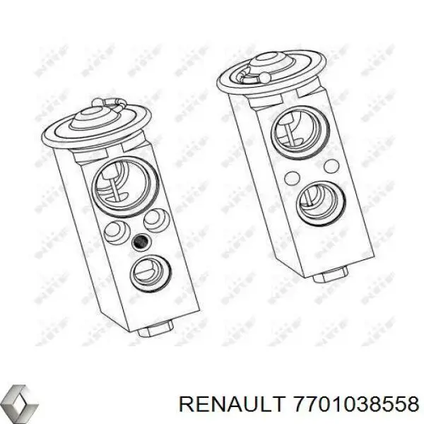 Клапан TRV, кондиціонера Renault (RVI) 7701038558 ціна, від 15.15 USD