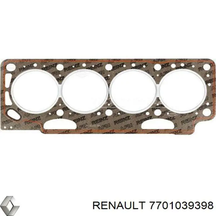 7701039398 Renault (RVI) прокладка головки блока циліндрів (гбц)
