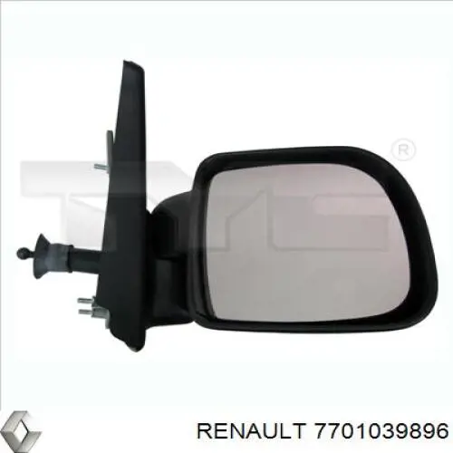 7701039896 Renault (RVI) дзеркальний елемент дзеркала заднього виду, лівого