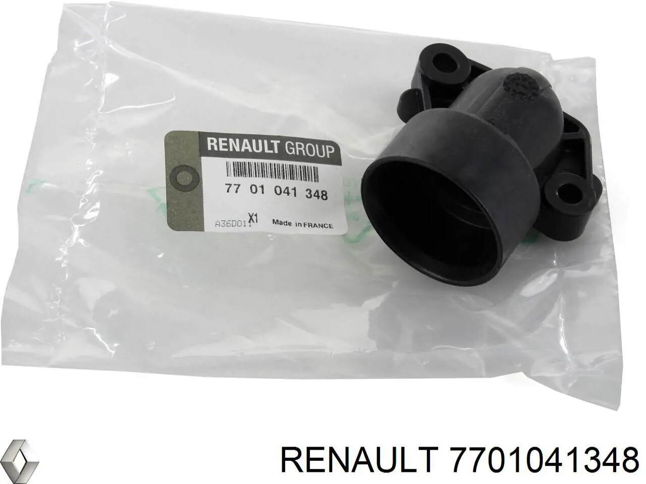 Фланець системи охолодження (трійник) Renault (RVI) 7701041348 ціна, від 6.39 USD