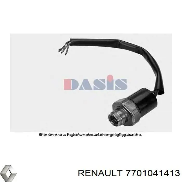 Датчик абсолютного тиску кондиціонера Renault (RVI) 7701041413 ціна, від  