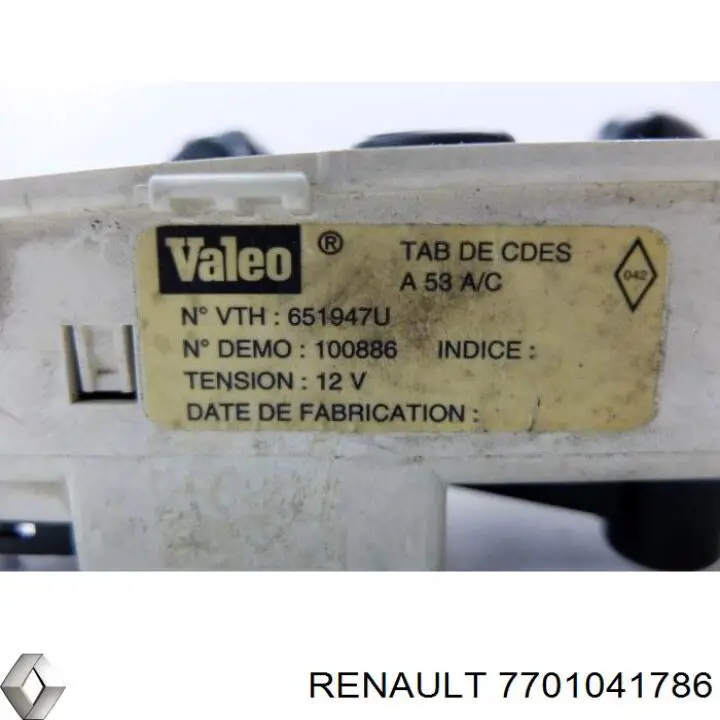  7701041786 Renault (RVI)