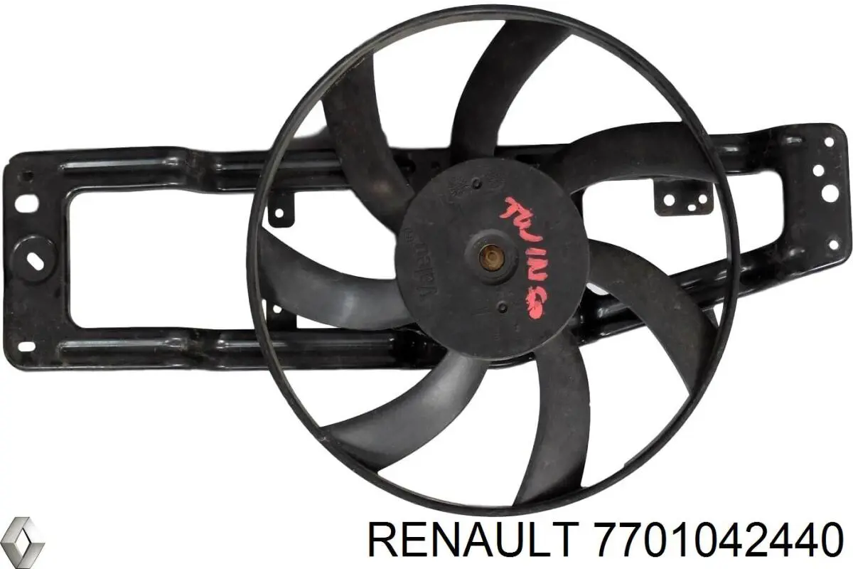 Двигун вентилятора системи охолодження Renault Twingo 1 (C06) (Рено Твінго)