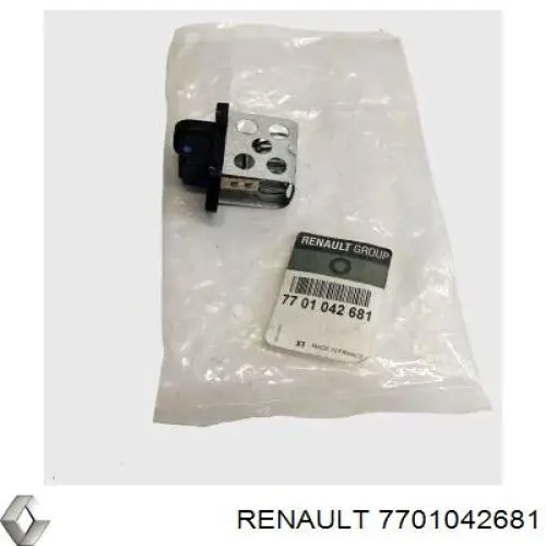 7701042681 Renault (RVI) резистор моторчика вентилятора a/c