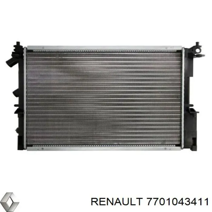 Купити 7701043411 Renault (RVI) Радіатор двигуна
